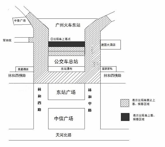 广州东站平面图高清图片